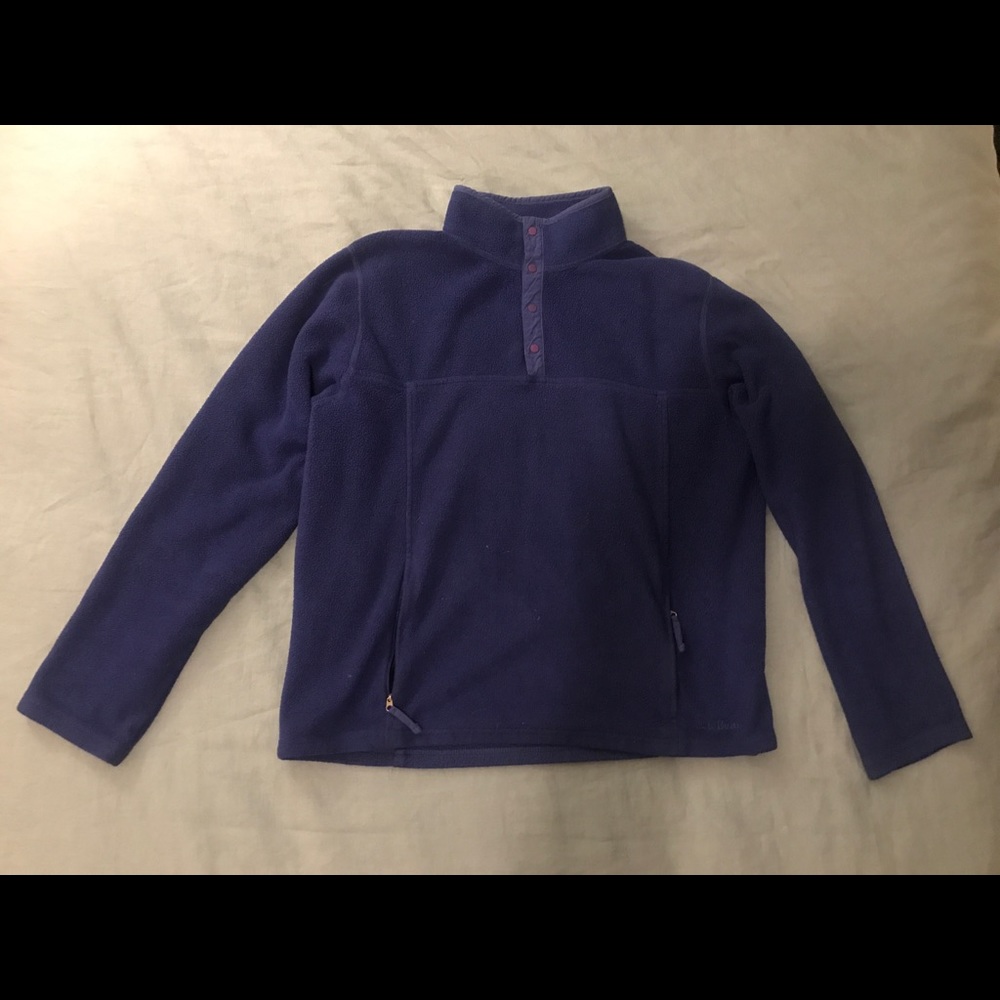 Blue LLBean Fleece